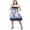 Blue and White, variant on Women’s Tube Dress Strapless Tube Dresses Printed Short Dress Polyester Tube Top Dress for Women Girls Online By Oussum