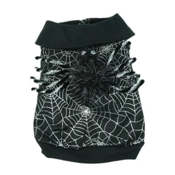 GASTROPOD Dog Shirts,Halloween Spider Design Dog Clothes,Fade-Resistant Puppy Clothes