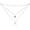 July, variant on SISGEM Dainty Non Tarnish Gold Plated 925 Sterling Silver Crescent Moon Double Layered Choker Necklace for Women, Triple Layered Moonstone Necklaces June Birthday Gift for Women