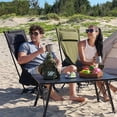 thumbnail image 3 of Silla de Camping MOON LENCE Plegable de Respaldo Alto y Ajustable Verde, 3 of 7