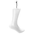 thumbnail image 4 of Modelo de pie blanco con gancho, fácil de colocar, apto para hombres y mujeres, para exhibición de calcetines Derecha kusrkot maniquí de pie blanco, 4 of 8