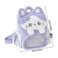 thumbnail image 5 of Display Ready Plush Drawstring Backpack Three Sections Storage Students, 5 of 16