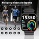 thumbnail image 5 of Smartwatch Hailiases Hailiases t800 ultra display de 1.99" con correa de gel de silice - color negro, 5 of 8
