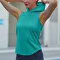 thumbnail image 2 of LIaqionyy Women's Hoodie Tank Top Workout Lightweight Quick Dry Sleeveless Women Loose Running Yoga Shirts, 2 of 5