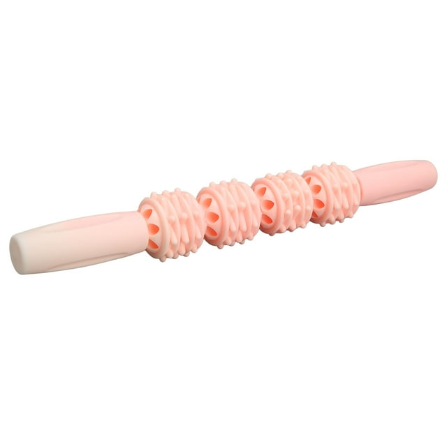 Roller Massager Stick, Muscle Roller Stick Relax Trigger Point Handheld Portable For Lymphatic Drainage Blue,Pink