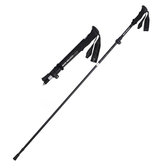 Lriosel Trekking Pole, Foldable Hiking Pole, Lightweight and Compact, Height-Adjustable（1 Piece)