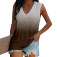 thumbnail image 6 of Babysbule Womens Summer Top Fashion Women's Summer V-Neck Sleeveless Print Casual Tank Top Blouse, 6 of 6