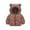 Coffee, variant on SRZYMJ Toddler Winter Coats Puffer Padded Jacket Baby Boys Girls Bear Hoods Down Jacket Light Weight Outerwear Beige 4-5 Years