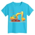 thumbnail image 4 of TTUHYWXI Car Shirts 2T 3T 4T Toddler Boy Clothes Truck Graphic Tees Little Kids Summer Short Sleeve Cotton Tops 2-8T (Sky Blue, 9-10 Years), 4 of 4