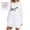 White, variant on The Warmy Oversized Hoodie Dress For Women Casual Drawstring Long Sweatshirt With Pocket Fashion Split Hem Long Sleeve Fancy plus Size Dresses plus Size Embroide Dress Dresses for Women with Sleeves