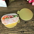 thumbnail image 5 of 100 PCS Mousse Cake Boards Gold Paper Cupcake Dessert Displays Tray Wedding Birthday Cake, 5 of 5