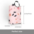 thumbnail image 3 of DouZhe 50L Rectangular Laundry Basket, Pink Witch Hat Bat Pumpkin Prints Waterproof Foldable Laundry Hamper with Aluminum Handles, 3 of 6