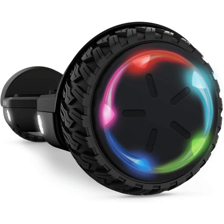 Spin All Terrain Hoverboard with LED Lights | Anti Slip Grip Pads