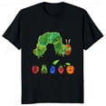 thumbnail image 2 of The Very Hungry Caterpillar Cartoon Printed Tshirt Summer Style Casual Fashion Couples Clothing Y2K Harajuku Unisex Tees, 2 of 9