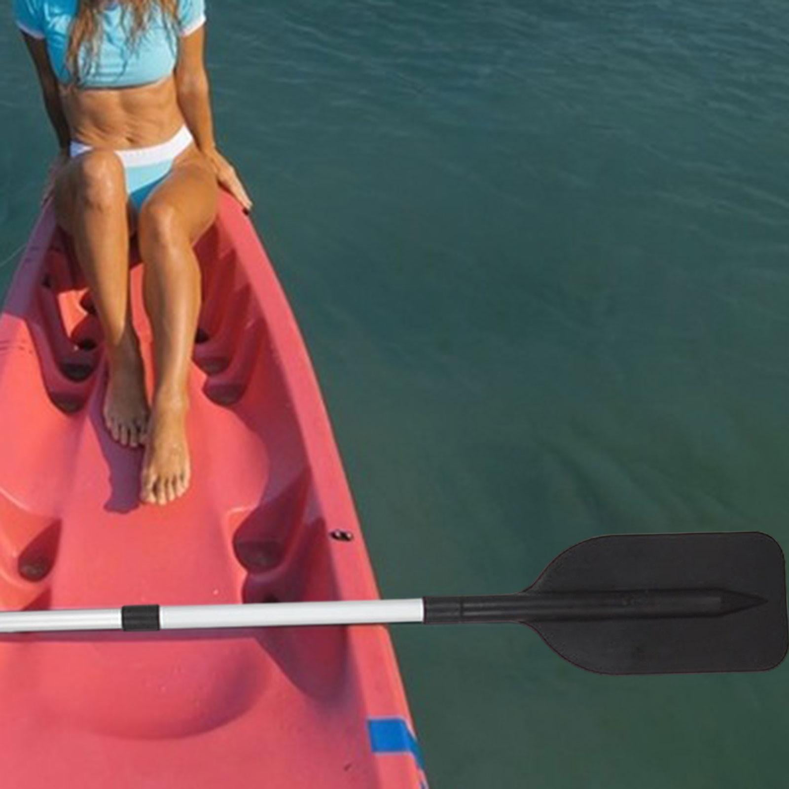 DimyFew Kayak Paddle Beginners Boating Enthusiast Lightweight Boat Oars for Ribbed Blade Black
