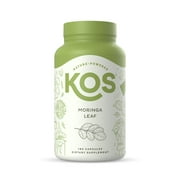 KOS Organic Moringa Oleifera 1000mg, Natural Vitamin A, B2, B6, C & Thiamin Source, 180 Vegetarian Capsules