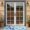 Blue Watercolor Triangle, variant on Multi Color Triangle Checkered Pattern Door Rugs,Washable Non Slip Door Mats Indoor,Decorative Door Mats,Entry Mat Indoor for Entrance,Bedroom,Kitchen,Bathroom,17"x30"