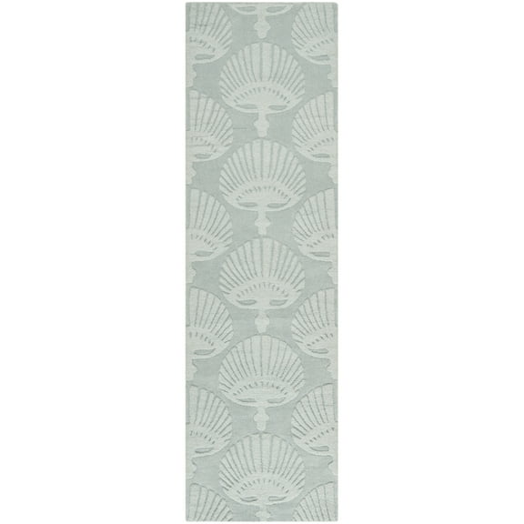SAFAVIEH Impressions IM411A Handmade Grey Rug