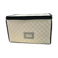 thumbnail image 4 of Contenedor de almacenamiento de China, plato de cena, estuche acolchado, organizador de platos, caja móvil para platillos, vajilla, platos, transporte Caja blanca., 4 of 8