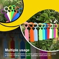 thumbnail image 4 of Yuarrent Paquete de 100 etiquetas de plantas de plástico de vivero de bonsáis de invernadero, etiquetas de plántulas, accesorios de jardín para Jardín y Patio azul claro Yuarrent HA011109-10, 4 of 6