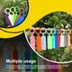 thumbnail image 4 of Yuarrent Paquete de 100 etiquetas de plantas de plástico de vivero de bonsáis de invernadero, etiquetas de plántulas, accesorios de jardín para Jardín y Patio azul claro Yuarrent HA011109-10, 4 of 6