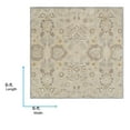 thumbnail image 5 of Livabliss Wool Rugs for Living Room, 6ft Round Caesar Traditional Gray Square Area Rug, Bedroom Dining Room Home Decor Handmade Carpet (6' x 6'), 5 of 7