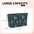 thumbnail image 4 of Picia German Shepherd Dog Printed Leather Travel Toiletry Bag,Cosmetic Organizer, Makeup Travel Bag, Durable Travel Pouch, Compact Toiletry Bag, Travel Accessories, 4 of 6
