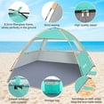 thumbnail image 6 of Gorich Beach Tent for 3/4/6/8 Person, UPF 50+ UV Protection, Portable Sun Shelter, Easy Setup Sun Shade Beach Canopy with Carry Bag, 6 of 8