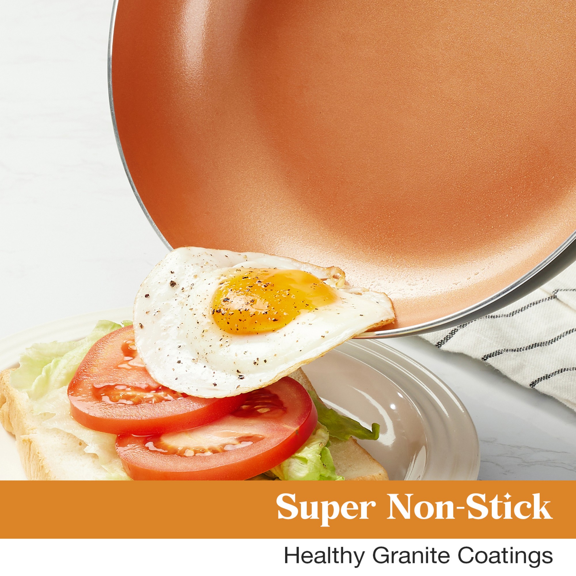 Koch Systeme CS 8" Nonstick Copper Skillet with Lid photo 7