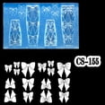 thumbnail image 4 of Lerpwige Silicone Bowknot Mold For Nail Art And Crafts Transparent Reusable 3D Embossing Tool DIY Accessories Jewelry Making Supplies, 4 of 8