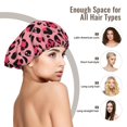 thumbnail image 6 of Skull leopard print pink cute Silk Bonnet for Sleeping Women Men, Adjustable Elastic Satin Bonnet Bonnet for Sleeping, Soft Similar Silk Curly Cuteness Hair Bonnet for Sleeping, 6 of 7
