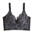thumbnail image 1 of Sujetador de pecho grande para mujer, ropa interior, con hebilla de siete filas, fino, de verano, talla grande, antiflacidez, ajustable, 1 of 1