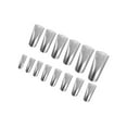 thumbnail image 1 of facefd 14Pcs Caulking Finisher Nozzle Applicator Tool Stainless Steel Window, 1 of 9