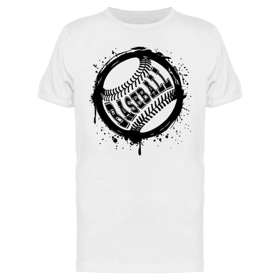 Baseball Ball, Abstract T-Shirt Men -Image by Shutterstock, Male Large
