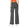 thumbnail image 5 of Flare Yoga Pants for Women Cargo Style High Waisted Stretchy Casual Gym Lounge Pants Gray XL, 5 of 5