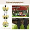 thumbnail image 5 of Infans 700lb Giant 60" Platform Tree Swing Outdoor w/ 2 Hanging Straps Colorful, 5 of 7