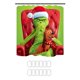 thumbnail image 1 of Cortina de ducha navideña Kagetolytai Grinch poliéster impermeable con Diseño de nieve invernal y árbol de Navidad, 1 of 2