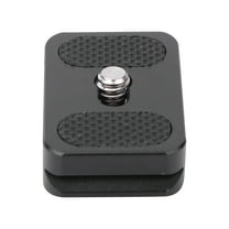 PU25 Mini Quick Release Plate with 1/4 inch Screw Mount for Tripod Ball Head Monopod AccessoryPU25