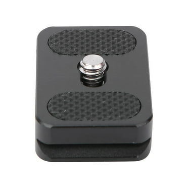 PU25 Mini Quick Release Plate with 1/4 inch Screw Mount for Tripod Ball Head Monopod AccessoryPU25