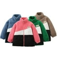 thumbnail image 1 of Toddler Boys Hooded Cardigan Baby Newborn Knit Sweater Button Winter Solid Colour Tops for 6M-4Y, 1 of 5