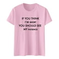 thumbnail image 4 of Summer Tops for Women Shirt for Juniors 2 T Women Tees And Tops T Shirts Casual Athletic Shirt Long Sleeve Loose Fit Neck Tee Oversized Tee Casual Summer Pink XL, 4 of 5
