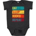 thumbnail image 3 of Inktastic Eat Sleep Rodeo Repeat Boys or Girls Baby Bodysuit, 3 of 5