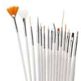 thumbnail image 2 of Juego de 20 pinceles y kits de rotuladores con todo tipo de herramientas profesionales para decoración de uñas Gel Nail Art Diseños de precisión Manicura Pedicura con una bolsa TUNC Sencillez, 2 of 5