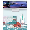 thumbnail image 6 of XVX Gaming Mouse Wired RGB Mouse Backlighting 7 Programmable Buttons 12000DPI Optical Sensor Coral Sea Theme Mouse White G705, 6 of 10