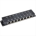 thumbnail image 4 of POE-8 Passive 8 Port 100Mbps PoE Injector Midspan Ethernet Power for IP Camera Wireless AP 24V 48V PoE Devices,1 x 100Mbps PoE Injector,Black, 4 of 6