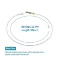 thumbnail image 4 of 36In 750mv Thermopile Fit for Heat Glo Heatilator, 750℃ Millivolt Thermocouple Replace for Fireplace, 4 of 5