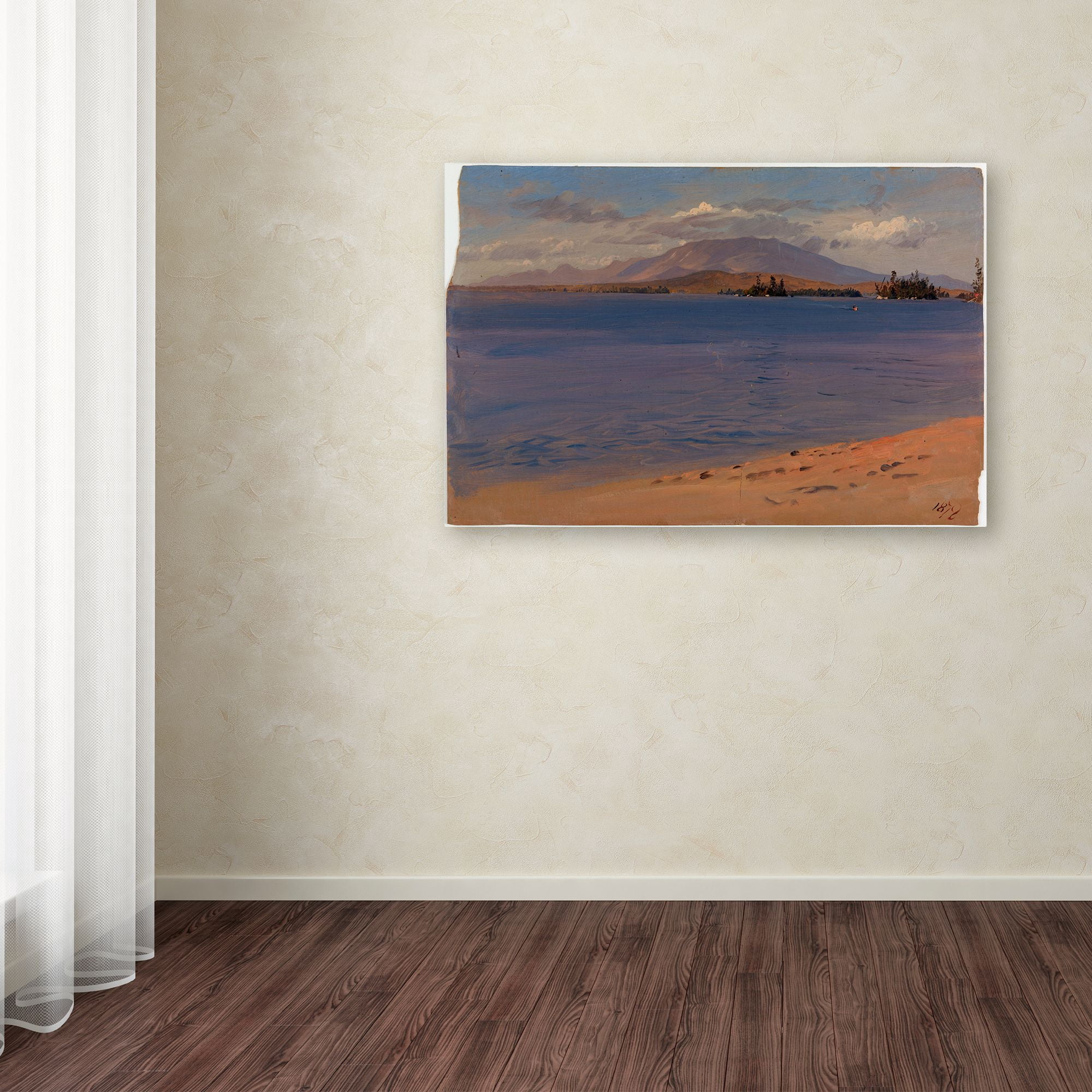 Trademark Fine Art 'Mt Katahdin From Lake Millinocket' Canvas Art by Church