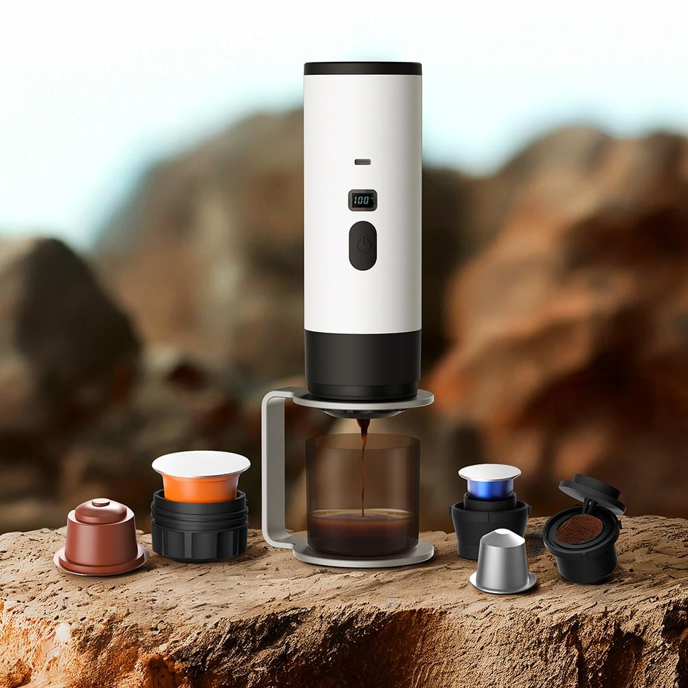Portable Coffee Maker For Nespresso Capsules USB Powered 90ml Capacity Rapid Heating Lightweight For Travel Camping Office Home Use