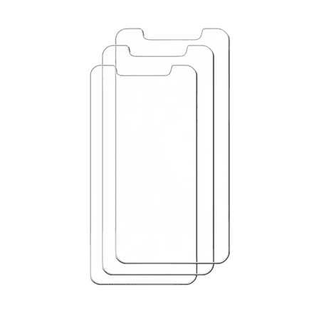 3PACK BLUUMTEK Screen Protector for iPhone XR, iPhone 11 Tempered Glass Screen Protector