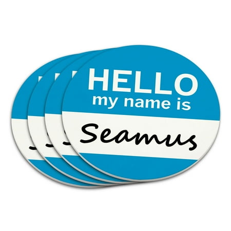 

Seamus Hello My Name Is Coaster Set